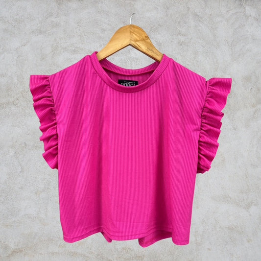 Angel Cropped Fucsia